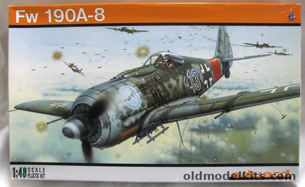 Eduard 1/48 Focke Wulf Fw-190A-8 - Walther Dahl JG300 / Hans Dortenmann 2/JG54 / WNr 350 189 12/JG5 Norway / WNr 737 938 JG301 - (Fw190 A-8), 8173 plastic model kit